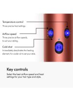 دايسون مجفف الشعر متعدد الاستخدامات من Airwrap، لون برونزي فراولة ووردي خدود طويل - Image 6