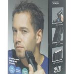 باناسونيك ماكينة تشذيب اللحية والشعر الرطبة و الجافة ، 12 قياس, شحن 8 ساعات , 40 دقيقه اسنخدام- ER2031 أسود