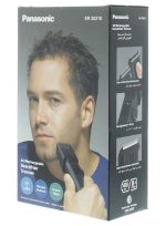 باناسونيك ماكينة تشذيب اللحية والشعر الرطبة و الجافة ، 12 قياس, شحن 8 ساعات , 40 دقيقه اسنخدام- ER2031 أسود