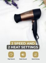 ⁦جيباس مجفف شعر كهربائي ذهبي/ أسود⁩ - الصورة ⁦3⁩