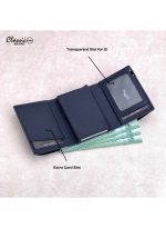 ⁦كلاسيك ميلانو محفظة كلاسيك ميلانو بحماية RFID للرجال والنساء - حامل بطاقات أوتوماتيكي بتصميم بوب أب - محفظة بطاقات آمنة ومدمجة للرجال - محفظة أنيقة للرجال والنساء⁩ - الصورة ⁦4⁩