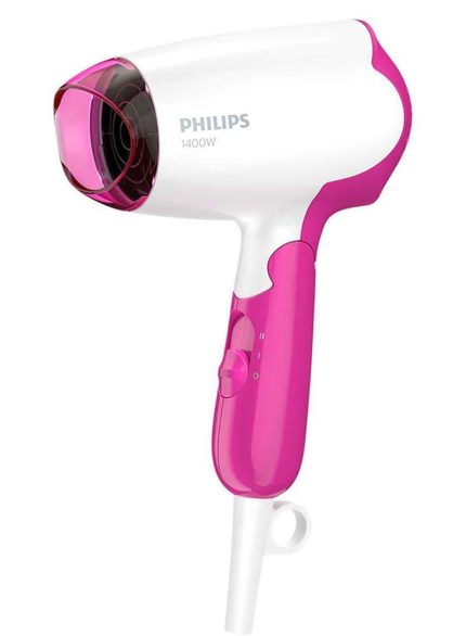 فيليبس مجفف الشعر دراي كير الأساسي BHD003/03 وردي/أبيض وردي/أبيض