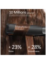 ⁦فازين فرد الشعر،  مسطحة من التيتانيوم سريعة التسخين مع أيونات سالبة لشعر ناعم، شعر عريضة عائمة 2 في 1 ثلاثية الأبعاد لجميع أنواع الشعر، جهد مزدوج و11 مستوى قابل للتعديل⁩ - الصورة ⁦4⁩