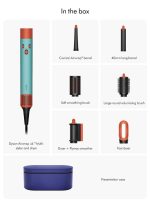 دايسون أير وراップ I.D مصفف ومجفف متعدد الاستخدامات مستقيم مع سيراميك متموج باتينا/توباز - 533593-01 - Image 2