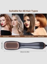 ⁦بيستيس  مجفف شعر 3 في 1 بقوة 1200 واط، فرشاة سيراميك احترافية، 3 إعدادات للحرارة/2 سرعة، مجفف شعر ومصمم شعر بخطوة واحدة⁩ - الصورة ⁦8⁩