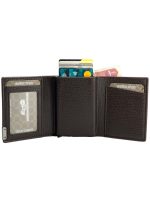 ⁦كلاسيك ميلانو محفظة كلاسيك ميلانو بحماية RFID للرجال والنساء - حامل بطاقات أوتوماتيكي بتصميم بوب أب - محفظة بطاقات آمنة ومدمجة للرجال - محفظة أنيقة للرجال والنساء⁩ - الصورة ⁦2⁩