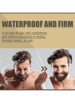 إيست مون قلم تعبئة اللحية للرجال، مجموعة أقلام تعبئة اللحية طويلة الأمد مع فرشاة وأداة مشط تصفيف اللحية تخلق مظهرًا طبيعيًا للحية والشارب والحاجبين - Image 6