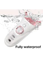 ⁦براون مجموعة الجمال سيلك إبيل 985‏‏-9 9 ماكينة إزالة الشعر الفاخرة اللاسلكية للاستخدام الجاف ومع الماء 7 في 1 أبيض⁩ - الصورة ⁦6⁩