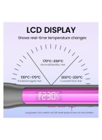 ⁦فازين مملس شعر أيوني سريع التسخين من التيتانيوم المسطح للحصول على تسريحة أنيقة⁩ - الصورة ⁦7⁩