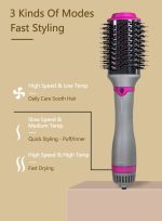 ⁦كينسي بيوتي فرشاة الساخن 4 في 1، فرشاة تجفيف كهربائية برأسين، 1200 واط، مصفف الشعر، يجعل شعرك ناعمًا⁩ - الصورة ⁦4⁩