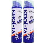 vi john رغوة حلاقة في-جون كلاسيك 200 مل × 2 عبوة قيمة