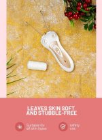 ⁦جيباس ماكينة إزالة الشعر القابلة للشحن أبيض/ذهبي⁩ - الصورة ⁦7⁩