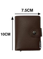 ⁦كلاسيك ميلانو محفظة كلاسيك ميلانو بحماية RFID للرجال والنساء - حامل بطاقات أوتوماتيكي بتصميم بوب أب - محفظة بطاقات آمنة ومدمجة للرجال - محفظة أنيقة للرجال والنساء⁩ - الصورة ⁦3⁩