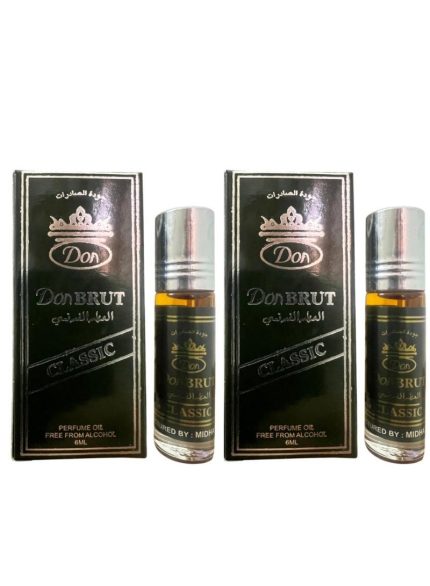 دون زيت عطري رول أون فرنسي بروت 6 مل، قطعتين