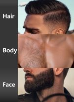 ⁦دوشر ماكينة حلاقة كهربائية للرجال، ماكينة حلاقة للجسم آمنة ومناسبة للمناطق الحساسة، ماكينة حلاقة قابلة لإعادة الشحن ومقاومة للماء للاستخدام الجاف/الرطب⁩ - الصورة ⁦8⁩