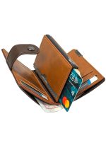 ⁦كلاسيك ميلانو محفظة كلاسيك ميلانو بحماية RFID للرجال والنساء - حامل بطاقات أوتوماتيكي بتصميم بوب أب - محفظة بطاقات آمنة ومدمجة للرجال - محفظة أنيقة للرجال والنساء⁩ - الصورة ⁦4⁩