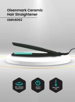 ⁦أولسنمارك جهاز فرد الشعر من السيراميك أسود 400جرام⁩ - الصورة ⁦2⁩