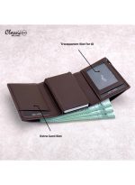 ⁦كلاسيك ميلانو محفظة كلاسيك ميلانو بحماية RFID للرجال والنساء - حامل بطاقات أوتوماتيكي بتصميم بوب أب - محفظة بطاقات آمنة ومدمجة للرجال - محفظة أنيقة للرجال والنساء⁩ - الصورة ⁦4⁩