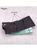 ⁦كلاسيك ميلانو محفظة كلاسيك ميلانو بحماية RFID للرجال والنساء - حامل بطاقات أوتوماتيكي بتصميم بوب أب - محفظة بطاقات آمنة ومدمجة للرجال - محفظة أنيقة للرجال والنساء⁩ - الصورة ⁦4⁩
