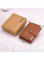 Classic Milano محفظة كلاسيك ميلانو من الجلد الصناعي مع تقنية حجب RFID للرجال والنساء - محفظة حامل بطاقات تلقائية بتصميم منبثق - حامل بطاقات ائتمان آمن ومضغوط للرجال - محفظة أنيقة للرجال ومحفظة بطاقات RFID للنساء - Image 6