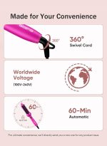 بيستيس  فرشاة حرارية مقاس 32 مم، فرشاة تصفيف شعر أيونية، أسطوانة لتنعيم وتجعيد الشعر، شعر ناعم ولامع، قابلة للتعديل من 100 إلى 220 درجة مئوية، تسخين سريع، جهد كهربائي مزدوج - Image 7