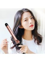 صن هوم أداة تجعيد الشعر الاحترافية مقاس 25 مم، مكواة تجعيد الشعر ذهبي/أسود 400 مل ذهبي/ أسود 400ملليلتر - Image 6