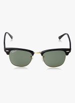 ⁦راي بان نظارة شمسية كلوب ماستر مستقطبة - طراز RB3016 901 51 - مقاس العدسة: 51 مم - لون أسود⁩ - الصورة ⁦2⁩