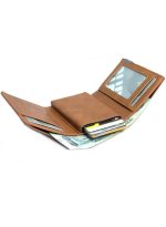 ⁦كلاسيك ميلانو محفظة كلاسيك ميلانو بحماية RFID للرجال والنساء - حامل بطاقات أوتوماتيكي بتصميم بوب أب - محفظة بطاقات آمنة ومدمجة للرجال - محفظة أنيقة للرجال والنساء⁩ - الصورة ⁦3⁩