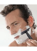 أوريتي شفرة حلاقة مزدوجة الحافة من الفولاذ المقاوم للصدأ باللون الذهبي الوردي 13.4 × 4 × 6.5 سم - Image 2