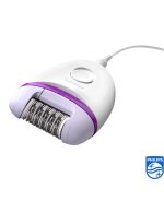 ⁦فيليبس ماكينة ازالة الشعر الصغيرة ساتينيل اسينشال من فيليبس ابض  بنفسجي- BRE225/00 أبيض/أرجواني 300جرام⁩ - الصورة ⁦2⁩