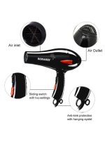 ⁦سوناشي مجفف شعر احترافي بقوة 2000 وات SHD-3009 أسود أسود⁩ - الصورة ⁦6⁩