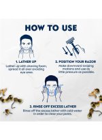 ⁦نيفيا رغوة الحلاقة الحساسة للرجال بالبابونج والهاماميليس⁩ - الصورة ⁦6⁩