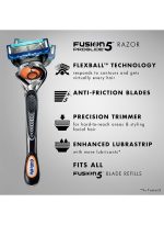 ⁦شفرات حلاقة فيوجن بروجلايد للرجال، 8 قطع⁩ - الصورة ⁦4⁩