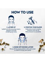 ⁦نيفيا كريم الحلاقة للبشرة الحساسة للرجال، البابونج والهاماميليس⁩ - الصورة ⁦6⁩