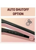 ⁦سوناشي أداة فرد الشعر من السيراميك للاستخدام الجاف والرطب طراز SHS-2059 ذهبي وردي/أسود 400جرام⁩ - الصورة ⁦3⁩