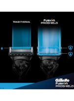 عبوات إعادة تعبئة برو شيلد 5 تشيل ب4 شفرات أزرق / فضي - Image 3