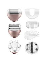 ⁦كيمي جهاز إزالة الشعر KM-8001 المقاوم للماء 5 في 1 أبيض/وردي ذهبي⁩ - الصورة ⁦2⁩