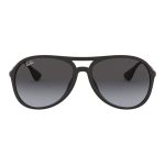 راي بان نظارة شمسية أليكس بإطار بايلوت - طراز RB4201F - مقاس العدسة: 59 مم - لون أسود