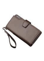 ⁦بايلليري محفظة من الجلد ذات ثنيتيْن بني⁩ - الصورة ⁦2⁩