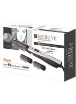 ريبون مصفِّف شعر أزرق/ أبيض