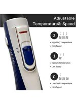 ⁦ريبون مصفِّف شعر أزرق/ أبيض⁩ - الصورة ⁦4⁩