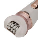 ⁦أولسنمارك مجموعة ماكينة إزالة الشعر للسيدات 5 في 1 القابلة لإعادة الشحن، ماكينة حلاقة للسيدات أبيض/ذهبي⁩ - الصورة ⁦4⁩