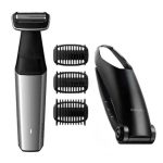 فيليبس ماكينة العناية بالجسم مقاومة للاستحمام من السلسلة 5000 BG5020/13، ضمان لمدة عامين أسود/ فضي