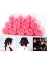 آنسيلف مجموعة بكرات مبطنة لتصفيف الشعر مكونة من 12 قطعة وردي - Image 2