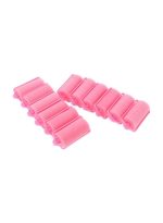 آنسيلف مجموعة بكرات مبطنة لتصفيف الشعر مكونة من 12 قطعة وردي - Image 8