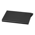 أتيك حامل بطاقات رجالي من الألومنيوم أسود