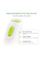 صن هوم مجفف شعر للسفر بقدرة 1200 وات مع مقبض قابل للطي أخضر/أبيض أخضر/أبيض - Image 4