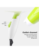 صن هوم مجفف شعر للسفر بقدرة 1200 وات مع مقبض قابل للطي أخضر/أبيض أخضر/أبيض - Image 5
