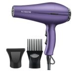 صن هوم طقم مجفف شعر احترافي مكون من 3 قطع، 1800 واط، أرجواني أرجواني