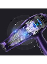 صن هوم طقم مجفف شعر احترافي مكون من 3 قطع، 1800 واط، أرجواني أرجواني - Image 4